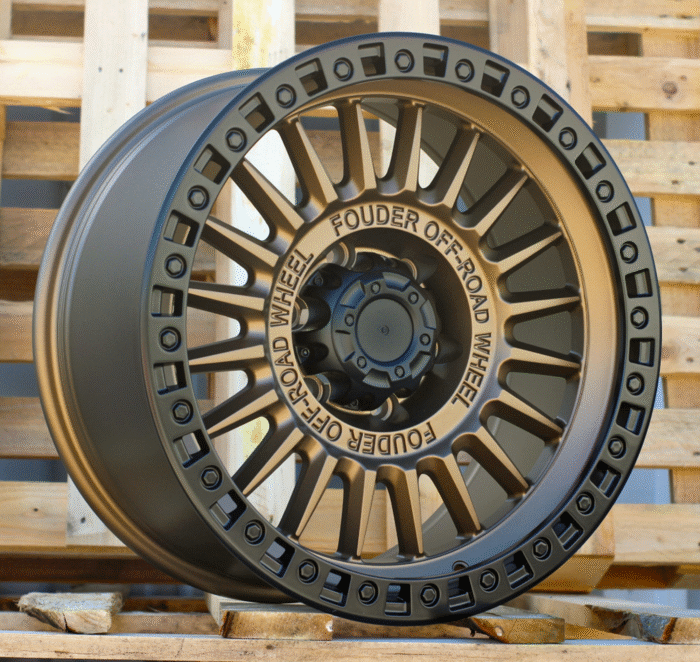 R18x9 6X139.7 ET 0 110.1 JT222 Bronze+Polished Lip (YYPL) For 4X4 (K3)