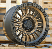 Indlæs billede til gallerivisning R18x9 6X139.7 ET 0 110.1 JT222 Bronze+Polished Lip (YYPL) For 4X4 (K3)