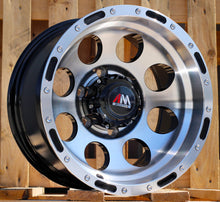 Indlæs billede til gallerivisning R15x10 6X139.7 ET M46 110.1 LU087 Black Polished (MB) For 4X4 (P1)