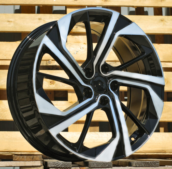 R19x7.5 5X114.3 ET 45 66.1 D1981 Black Polished (MB) For NISS (Z3) (Qashqai NEW Model)