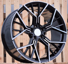 Indlæs billede til gallerivisning R19x8 5X120 ET 33 72.6 A5602 (IN0316) Black Polished (MB) For BMW (P2) (Rear+Front)