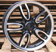 Indlæs billede til gallerivisning R17x7 5X120 ET 50 72.6 ZE1144 Black Polished Half Matt (MBHM) For RACIN