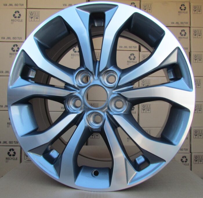 R15x6 5X105 ET 38 56.6 L1536 (1536156001M) Grey Polished (MG) For RACIN