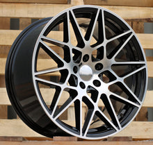 Indlæs billede til gallerivisning R20x8.5 5X120 ET 35 72.6 B5167 Black Polished (MB) For BMW (K2+K4) (Rear+Front)
