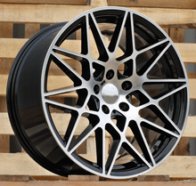 Indlæs billede til gallerivisning R18x9.5 5X120 ET 40 72.6 B5167 Black Polished+Powder Coating (MBPC) For BMW (P) (Rear+Front)
