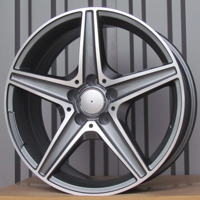 R18x7.5 5X112 ET 44 66.6 B5052 (LU1334) Grey Polished (MG) For MER