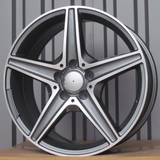 R19x8 5X112 ET 43 66.6 B5052 (IND5376) Grey Polished (MG) For MER