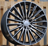 R19x8 5X112 ET 45 66.6 B5909 Black Polished (MB) For MER (P) (New C Class)