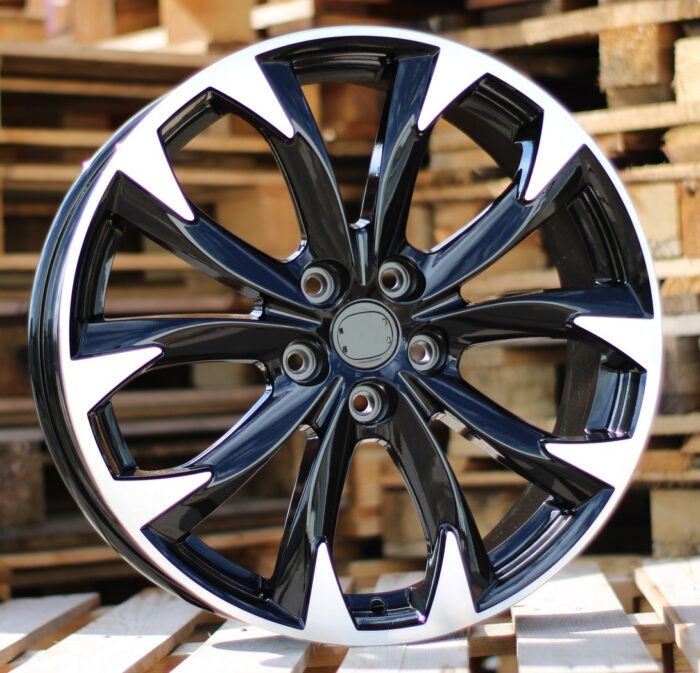 R19x7 5X114.3 ET 50 67.1 BY177 Black Polished (MB) For MAZDA (P2+P)