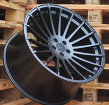 Indlæs billede til gallerivisning R22x9 5X112 ET 30 66.6 HX010 (E254229003S) Black Half Matt (BBLHM) For HAXER