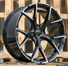 Indlæs billede til gallerivisning R19x8.5 5X112 ET 40 66.6 3S5997 (IN5616) Black Polished (MB) For AUD (K8)