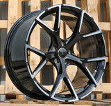 R18x8 5X112 ET 46 57.1 3S5997 Black Polished (MB) For AUD (K4) (HYBRID FORGED New Model)