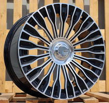 Indlæs billede til gallerivisning R19x8.5 5X112 ET 36 66.6 I0313 (XF116) Black Polished (MB) For MER (K4) (HYBRID FORGED (Front+Rear)