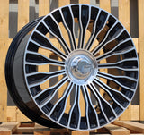 R19x9.5 5X112 ET 43.5 66.6 I0313 (XF116) Black Polished (MB) For MER (K4) (HYBRID FORGED (Front+Rear)