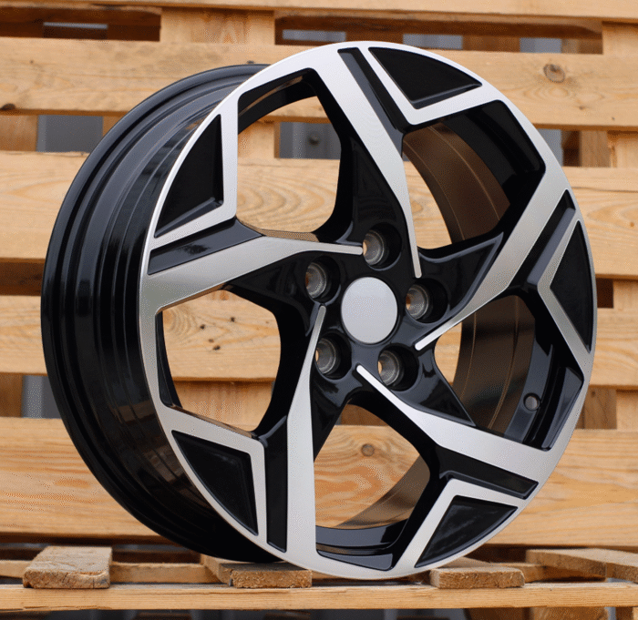 R17x7 5X114.3 ET 48.5 67.1 YF5700 Black Polished (MB) For KIA (P1) (HYBRID FORGED New Model)