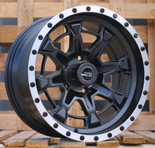 Indlæs billede til gallerivisning R17x9 5X127 ET M6 78.1 B5995 Black Half Matt+Polished Lip (BLHMPL) For 4X4 (R+P)