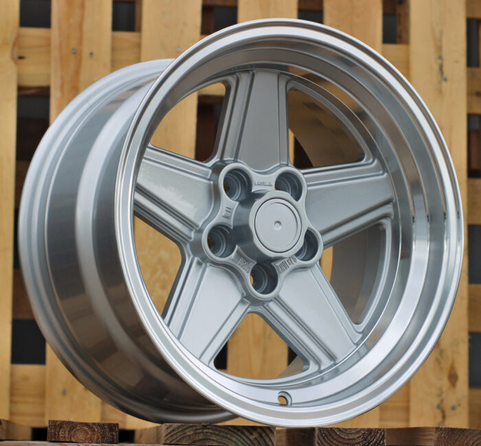 R16x9 5X112 ET 12 66.6 B1794 Silver+Polished Lip (SP) For MER (Z2) (Rear+Front)
