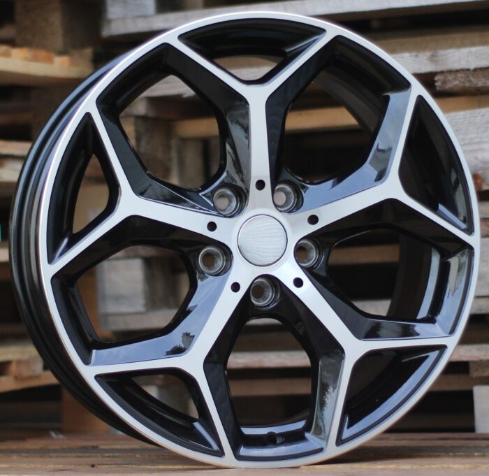 R18x7.5 5X112 ET 51 66.6 L1623 Black Polished (MB) For BMW (R+Z+Z5) (X1)