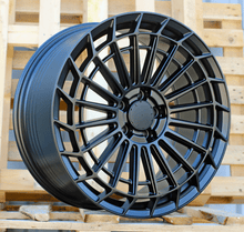 Indlæs billede til gallerivisning R20x8.5 5X112 ET 36 66.6 FBX162 Black Half Matt (BLHM) For MER (Z5) (HYBRID FORGED)