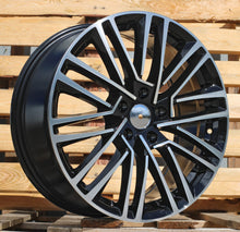 Indlæs billede til gallerivisning R18x7.5 5X112 ET 48 57.1 Y1191 Black Polished (MB) For SKODA (K4)