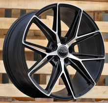 Indlæs billede til gallerivisning R19x8.5 5X112 ET 40 66.6 HX043 Black Polished Half Matt (MBHM) For HAXER (K4)