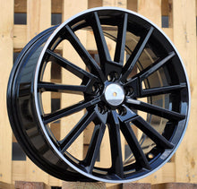 Indlæs billede til gallerivisning R18x8 5X112 ET 42 57.1 B5969 (IN0374) Black+Polished Lip (BLPL) For SKODA (K7)