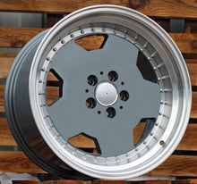Indlæs billede til gallerivisning R18x8 5X112 ET 35 66.6 B5852 Graphite+Polished Lip (GRPL) For MER (K2+K4) (MONOBLOCK Style Rear+Front)