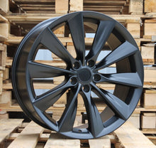 Indlæs billede til gallerivisning R21x8.5 5X120 ET 40 64.1 B1385 Black Half Matt (BLHM) For RACIN (Z2) (TESLA Front+Rear)