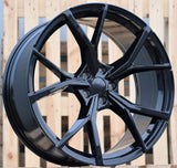 R19x8 5X112 ET 28 66.6 B5801 (FBX256) Black (BL) For VW (Z5) (HYBRID FORGED)