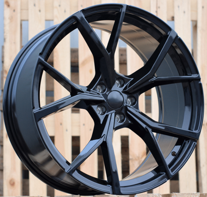R18x7.5 5X112 ET 51 57.1 B5801 (FBX256) Black (BL) For VW (Z6) (HYBRID FORGED)