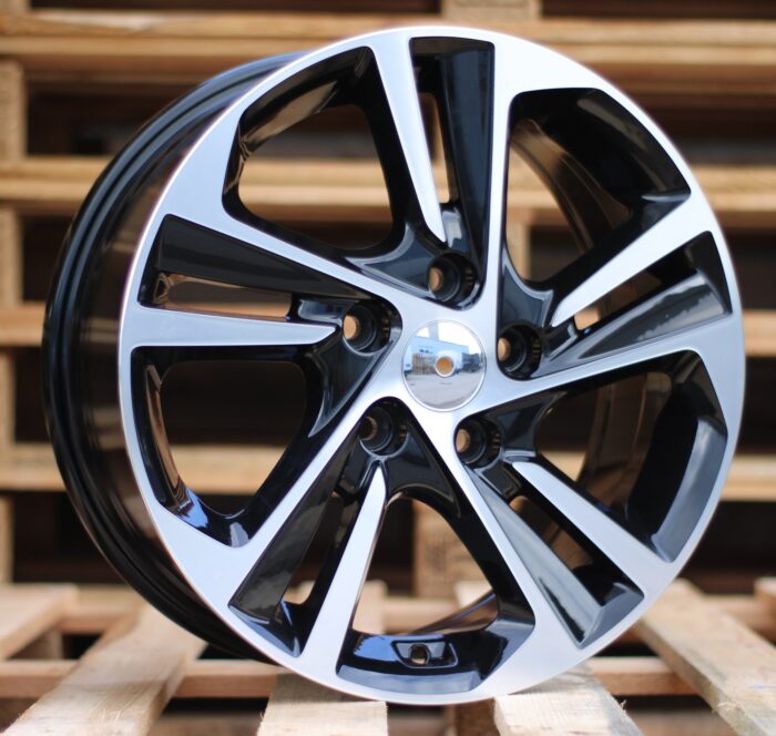 R16x6.5 5X114.3 ET 45 67.1 B5210 Black Polished (MB) For HYUND (D1)