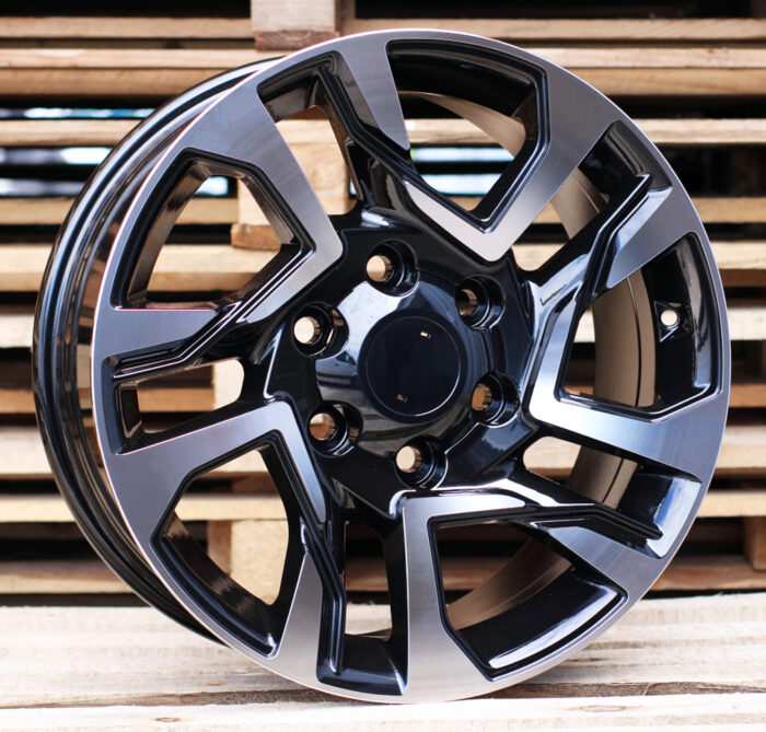 R17x7.5 6X139.7 ET 25 106.1 B1704 Black Polished (MB) For 4X4 (Z1+Z3) (New TOYOTA)