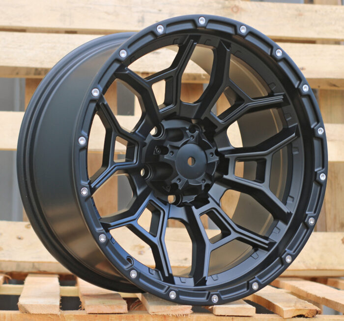 R15x8 6X139.7 ET M10 110.1 A1915 Black Half Matt (BLHM) For 4X4 (P)