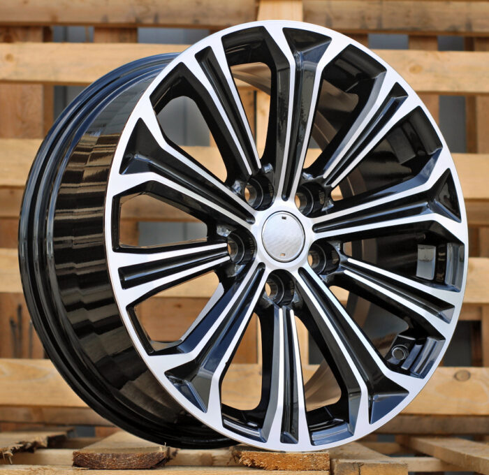 R17x7.5 5X114.3 ET 40 60.1 B5845 (A1364) Black Polished (MB) For TOYOT (P)
