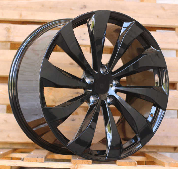 R22x11 5X130 ET 60 71.6 FB0545 Black (BL) For PORCH (K7) (FORGED (Rear+Front)