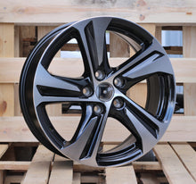 Indlæs billede til gallerivisning R16x6.5 5X98 ET 25 58.1 F5832 Black Polished (MB) For RACIN