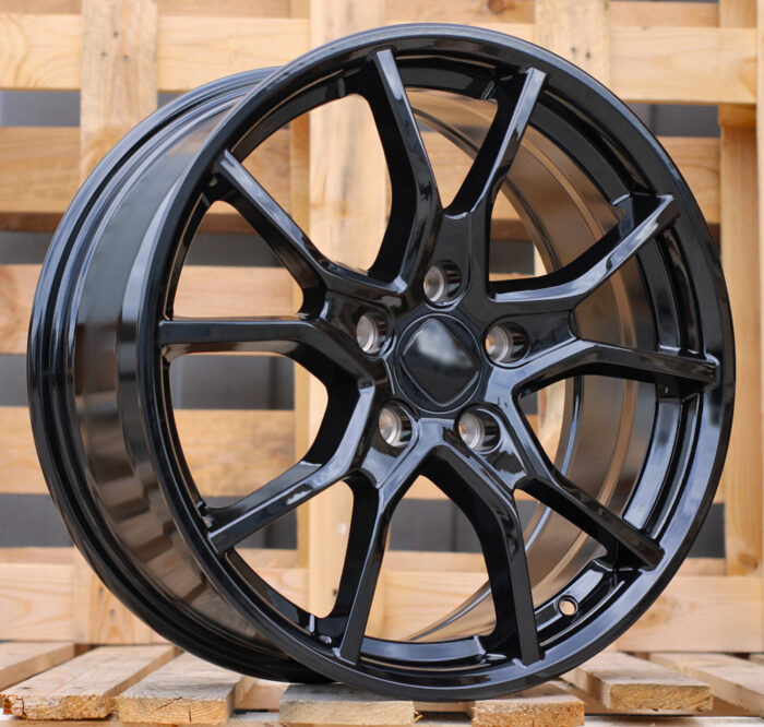 R17x7.5 5X114.3 ET 45 64.1 B1418 (IN5381) Black (BL) For HOND (P2)