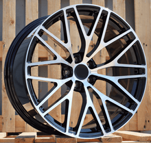 Indlæs billede til gallerivisning R20x10 5X112 ET 19 66.5 XFRGW5697 Black Polished (MB) For PORCH (K3) (FORGED (Rear+Front)