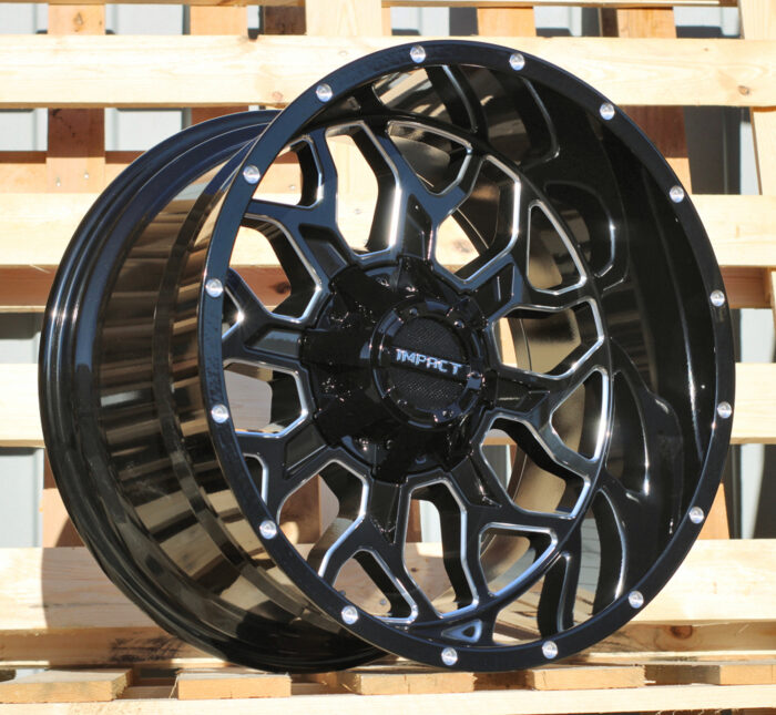 R20x12 12X135/139 ET M44 106.1 B1526 Black (BL) For 4X4 (K3) (Milling)