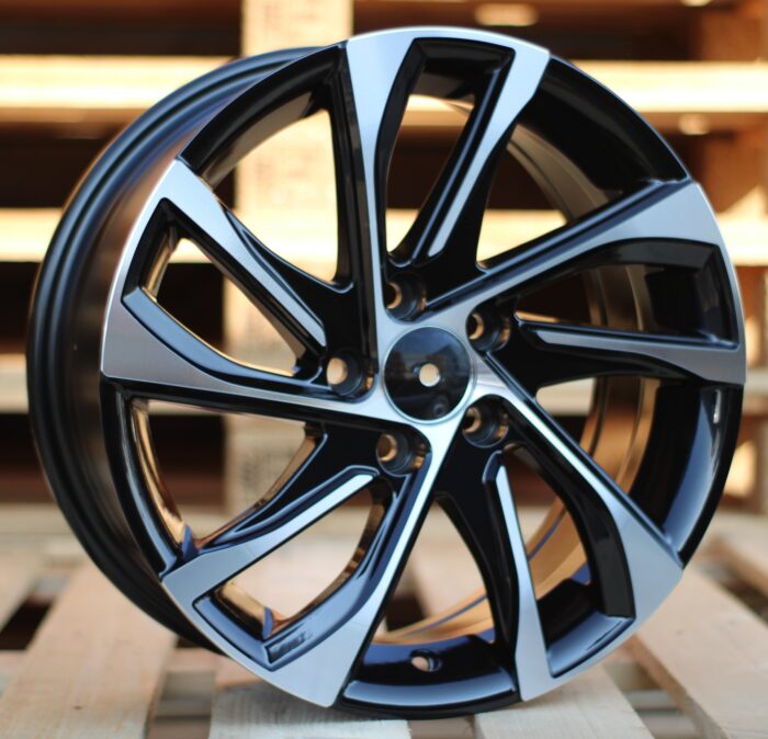 R15x6.5 5X98 ET 39 58.1 B1514 (B5760) Black Polished (MB) For FIAT (R)