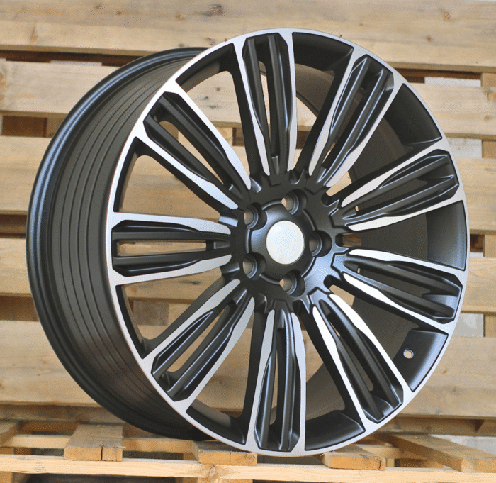 R22x9.5 5X120 ET 45 72.56 XE136 (FBX207) Black Polished Matt (MBM) For LAND (K7) (HYBRID FORGED)