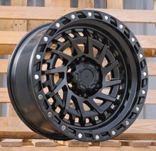 Indlæs billede til gallerivisning R17x9 6X139.7 ET 0 110.1 JT195 Black Polished (MB) For 4X4 (K3)