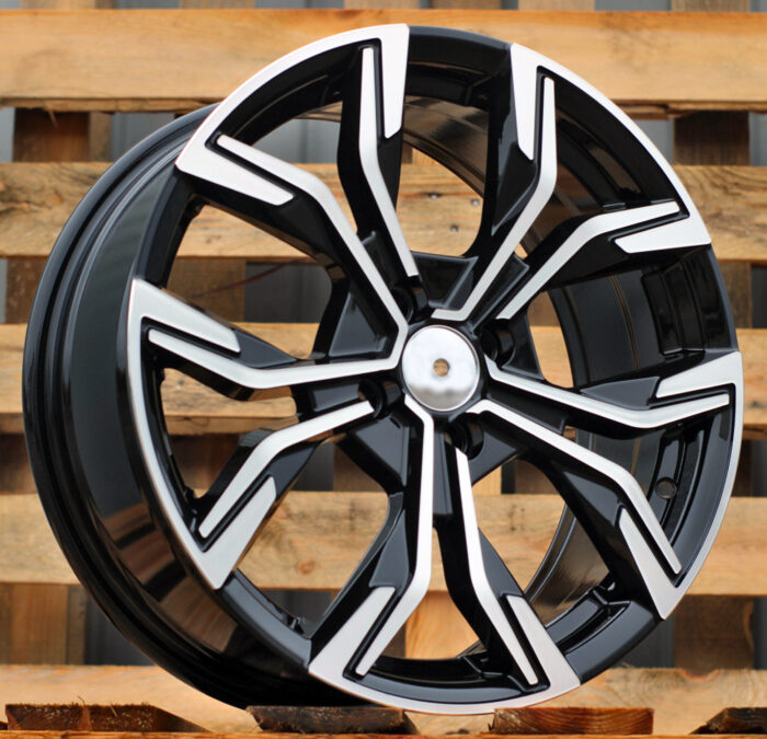 R17x7 4X100 ET 37 60.1 B5920 Black Polished (MB) For RENAU (R+K4+P2)