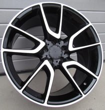 Indlæs billede til gallerivisning R20x8.5 5X112 ET 40 66.6 B1303 (IN5450) Black Polished (MB) For MER (K3) (Rear+Front)