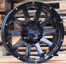 Indlæs billede til gallerivisning R17x9 6X114.3 ET 0 66.1 A1302 Black (BL) For 4X4 (R)