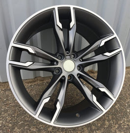 R17x8 5X120 ET 34 72.6 B1257 (BK5255) Grey Polished (MG) For BMW (K4)