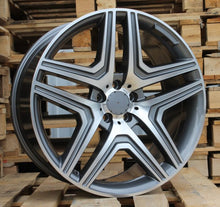 Indlæs billede til gallerivisning R16x7.5 5X112 ET 38 66.6 BK206 Grey Polished (MG) For MER