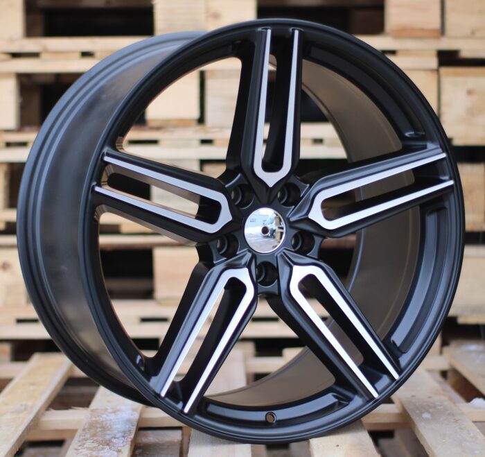 R20x10 5X120 ET 40 72.6 B1382 (HX015) Black Polished Half Matt (MBHM) For HAXER