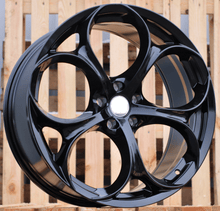 Indlæs billede til gallerivisning R19x8 5X110 ET 33 65.1 L1664 Black (BL) For ALFA (Z6) (REAR+FRONT)