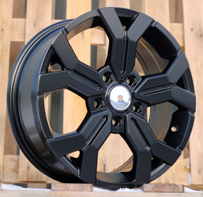 R16x6.5 4X100 ET 45 60.1 B1110 Black Half Matt (BLHM) For DACIA (D2) (NEW Model)